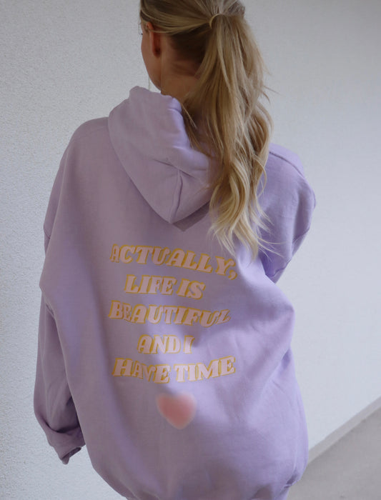 actually, life is beautiful hoodie